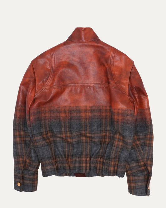 FW26 Tartan Agugliatura Blouson