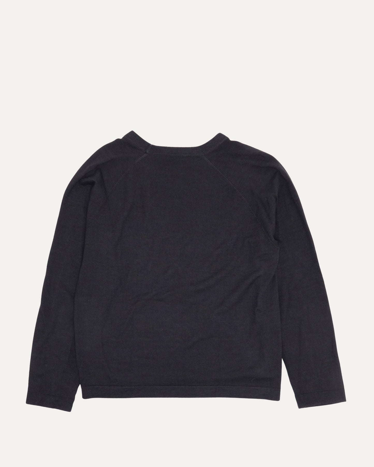 Wool Raglan Long Sleeve T-Shirt