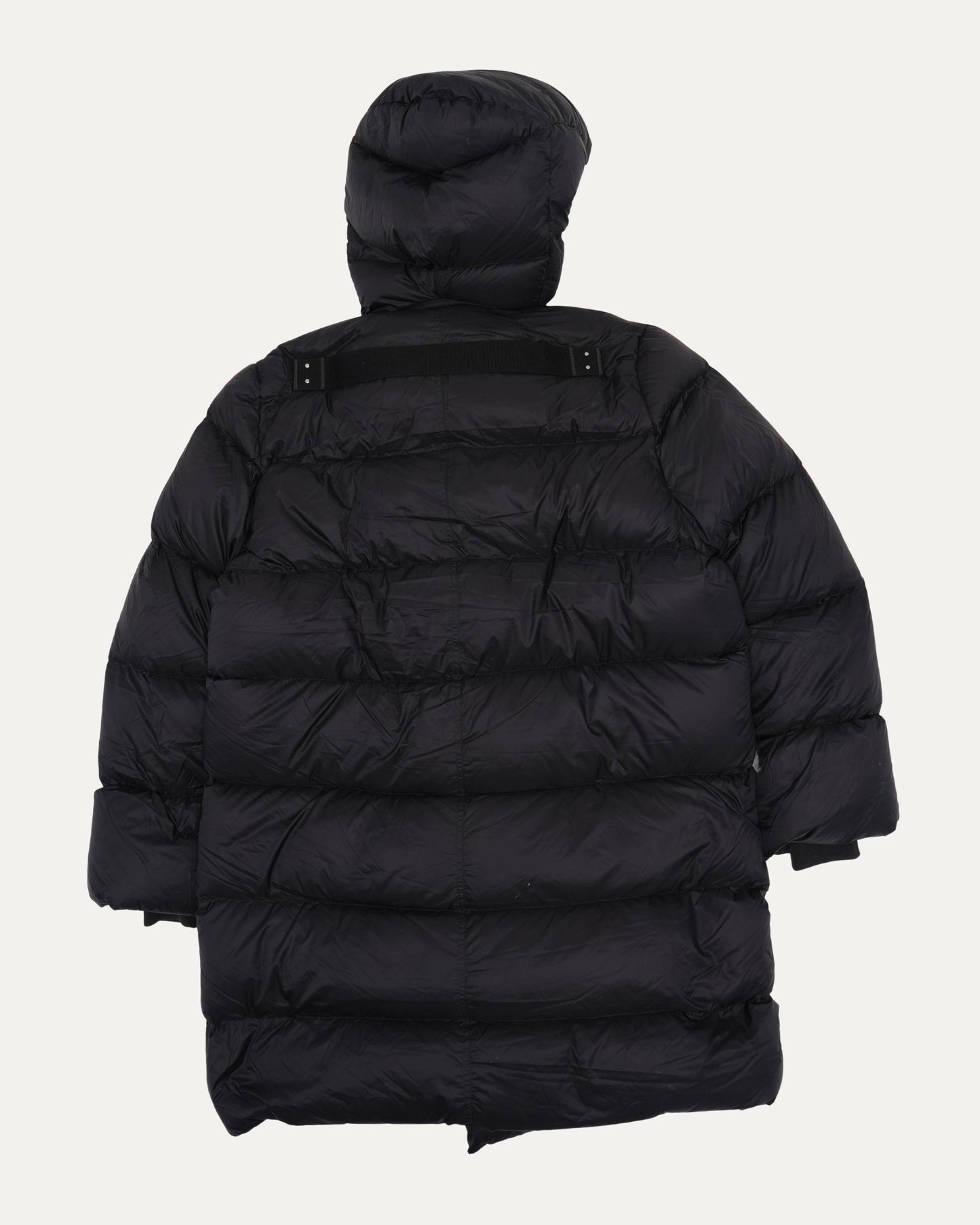 FW22 Strobe Leather Pocket Puffer Coat