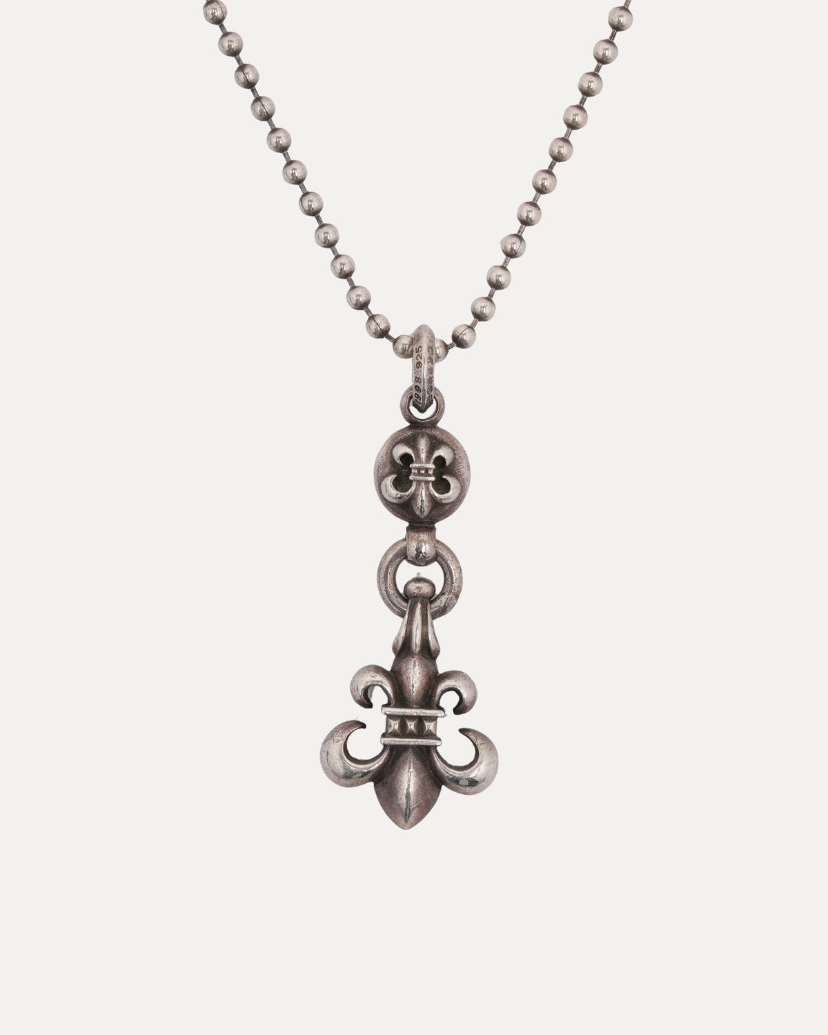 Fleur Pendant with Fleur Ball on Ball Chain