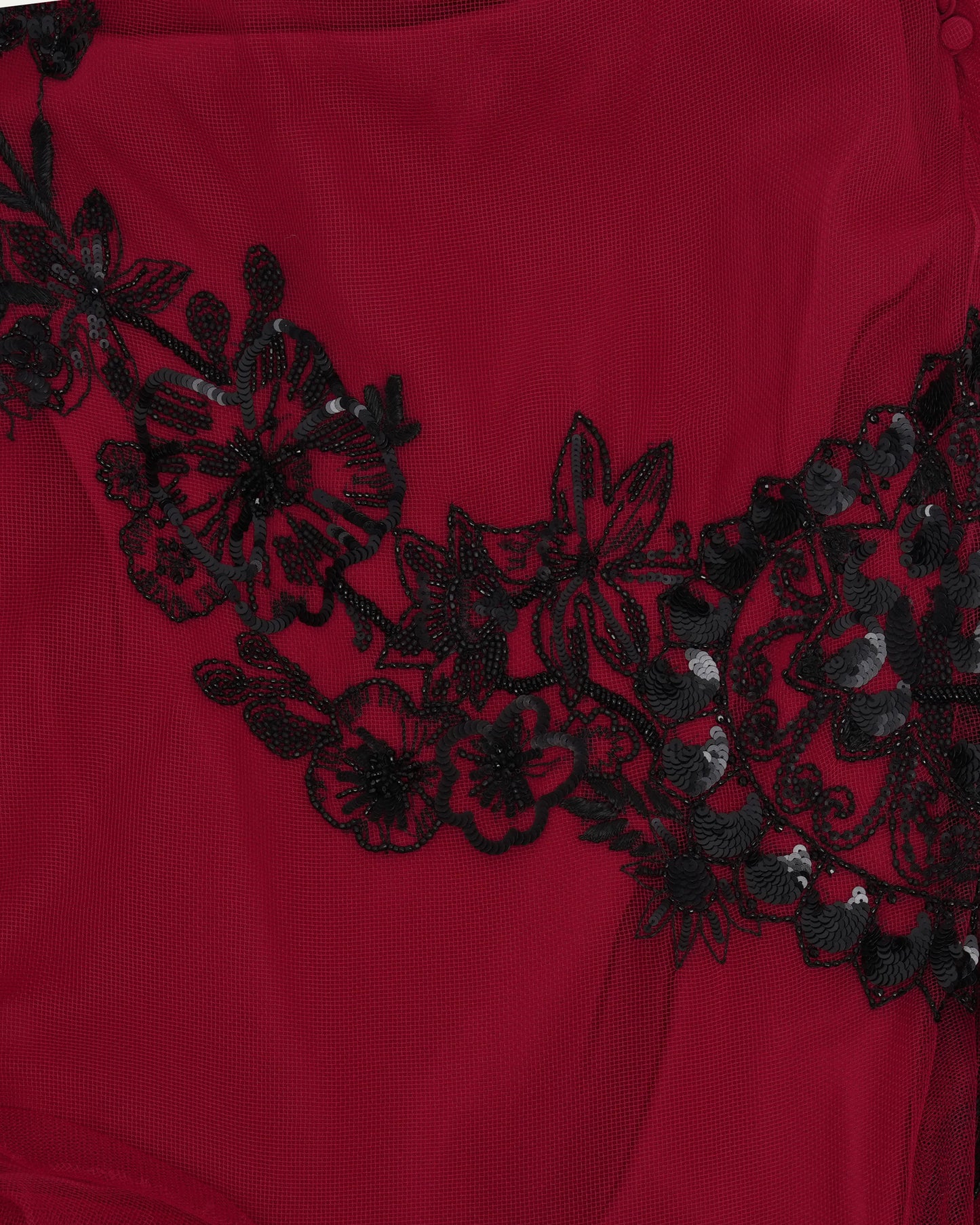 FW 2006 Embroidered Tulle Skirt