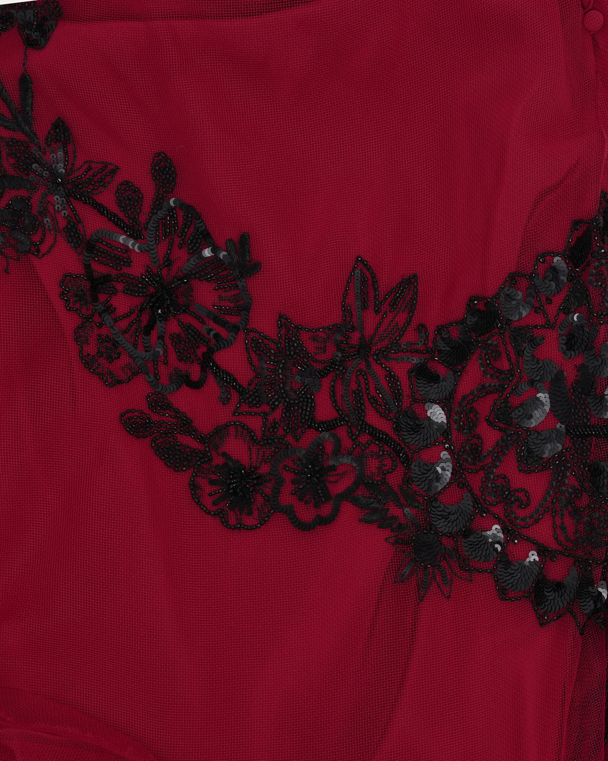 FW 2006 Embroidered Tulle Skirt