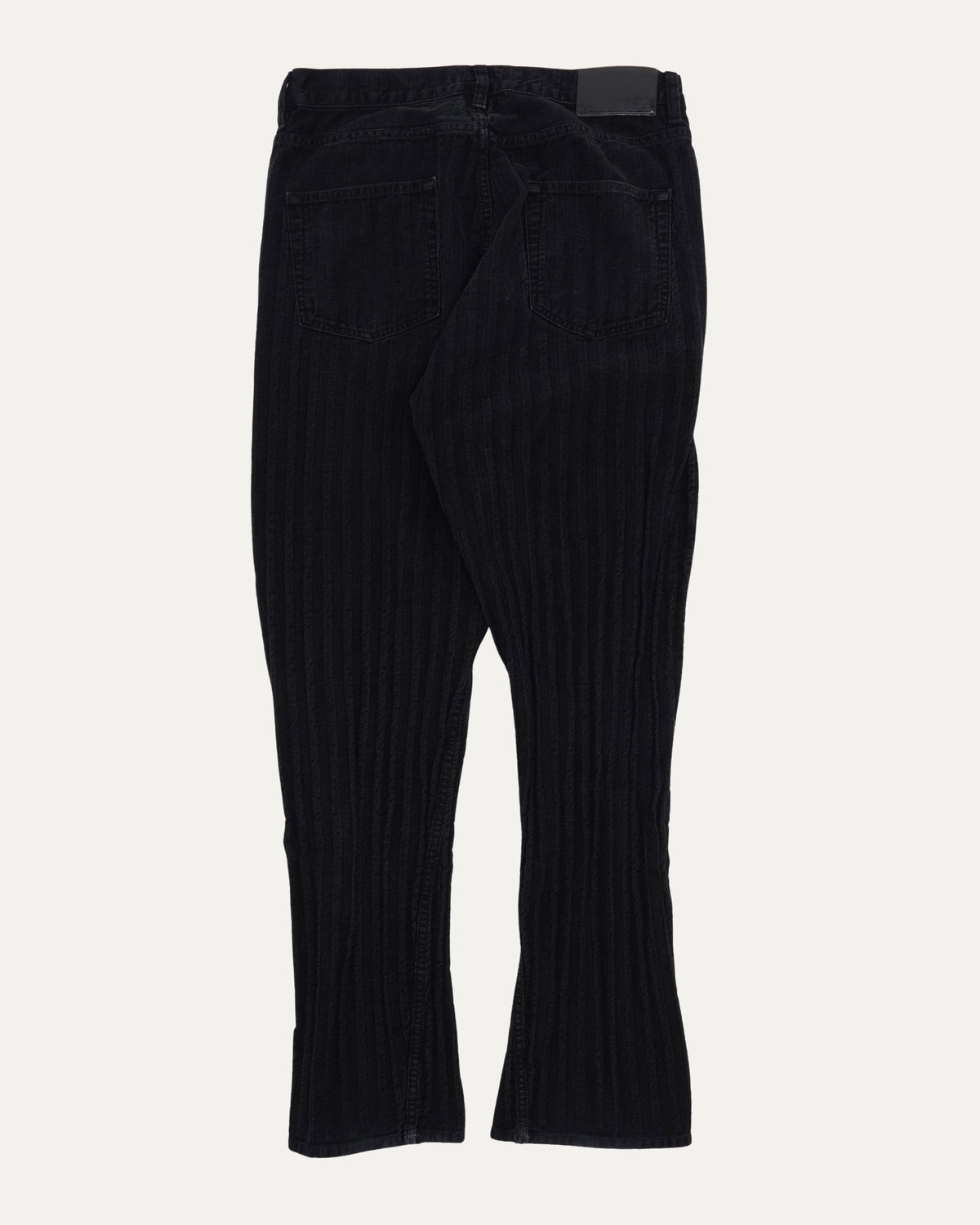 Stripe Effect Herringbone Jeans