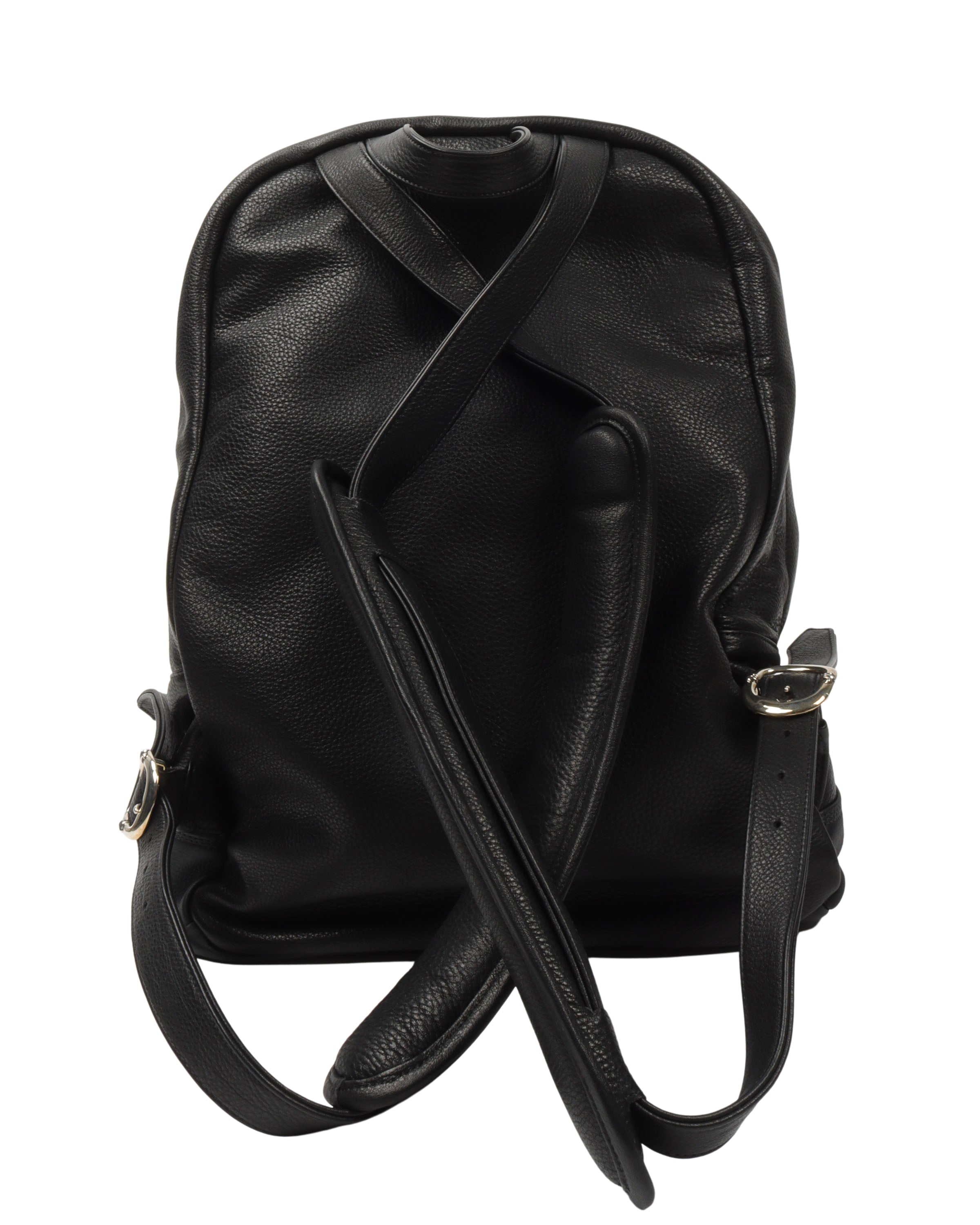 Leather Multicolor Cross Patch Backpack