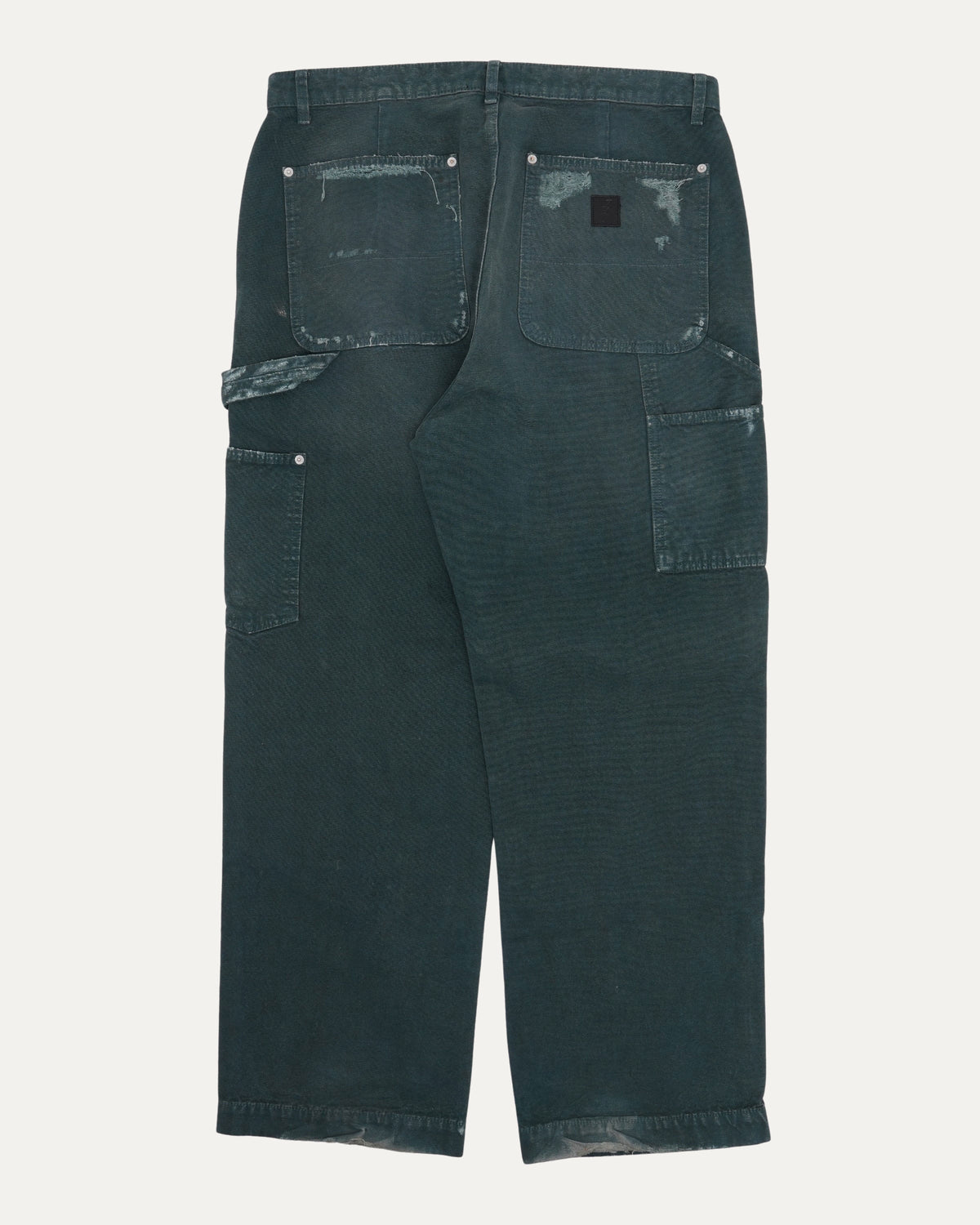 Distressed Double Knee Paint Pants