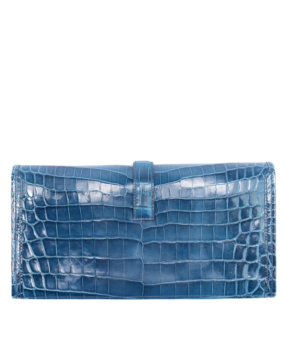 Blue Roi Niloticus Crocodile Jige Duo Clutch