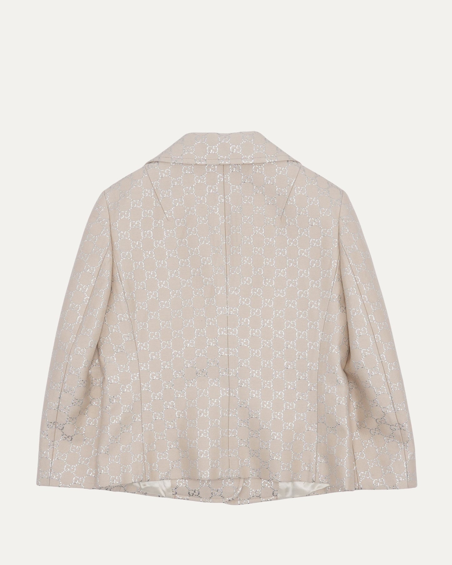 Cropped Monogram Blazer