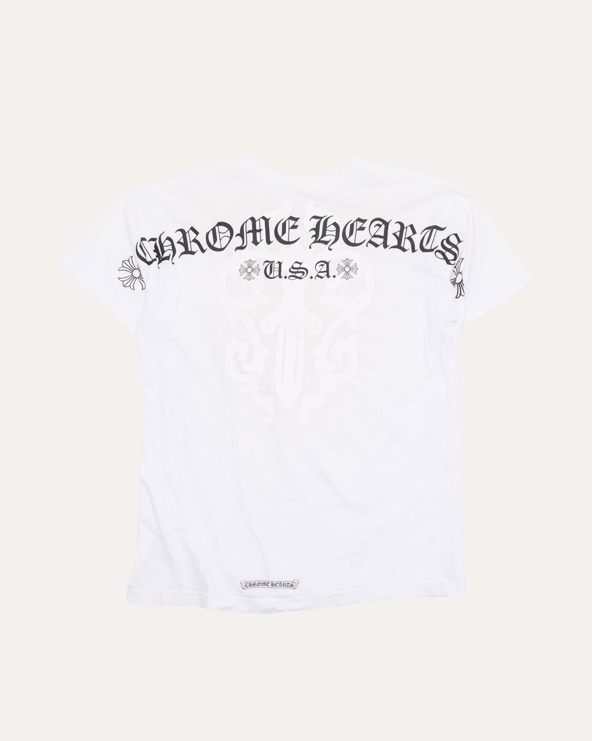 Plus Cross Tonal Vine Dagger Pocket T-Shirt