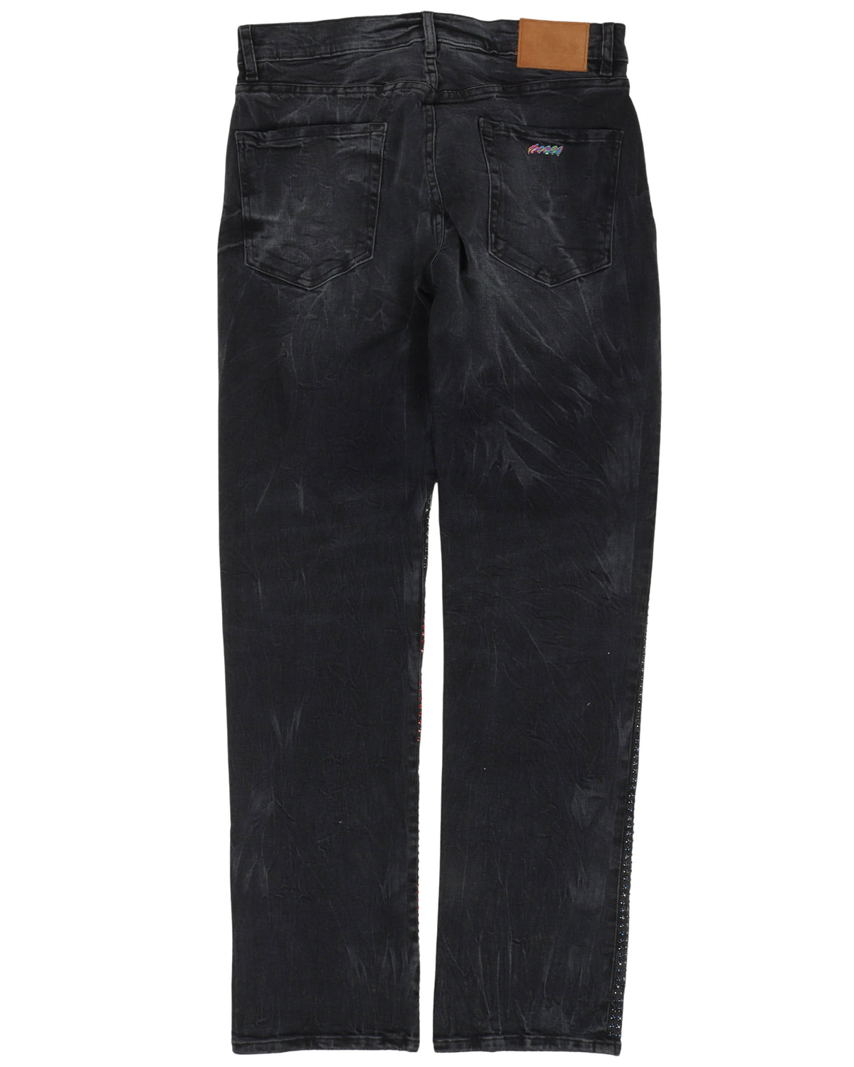 1 of 1 USA Flag Rhinestone Jeans