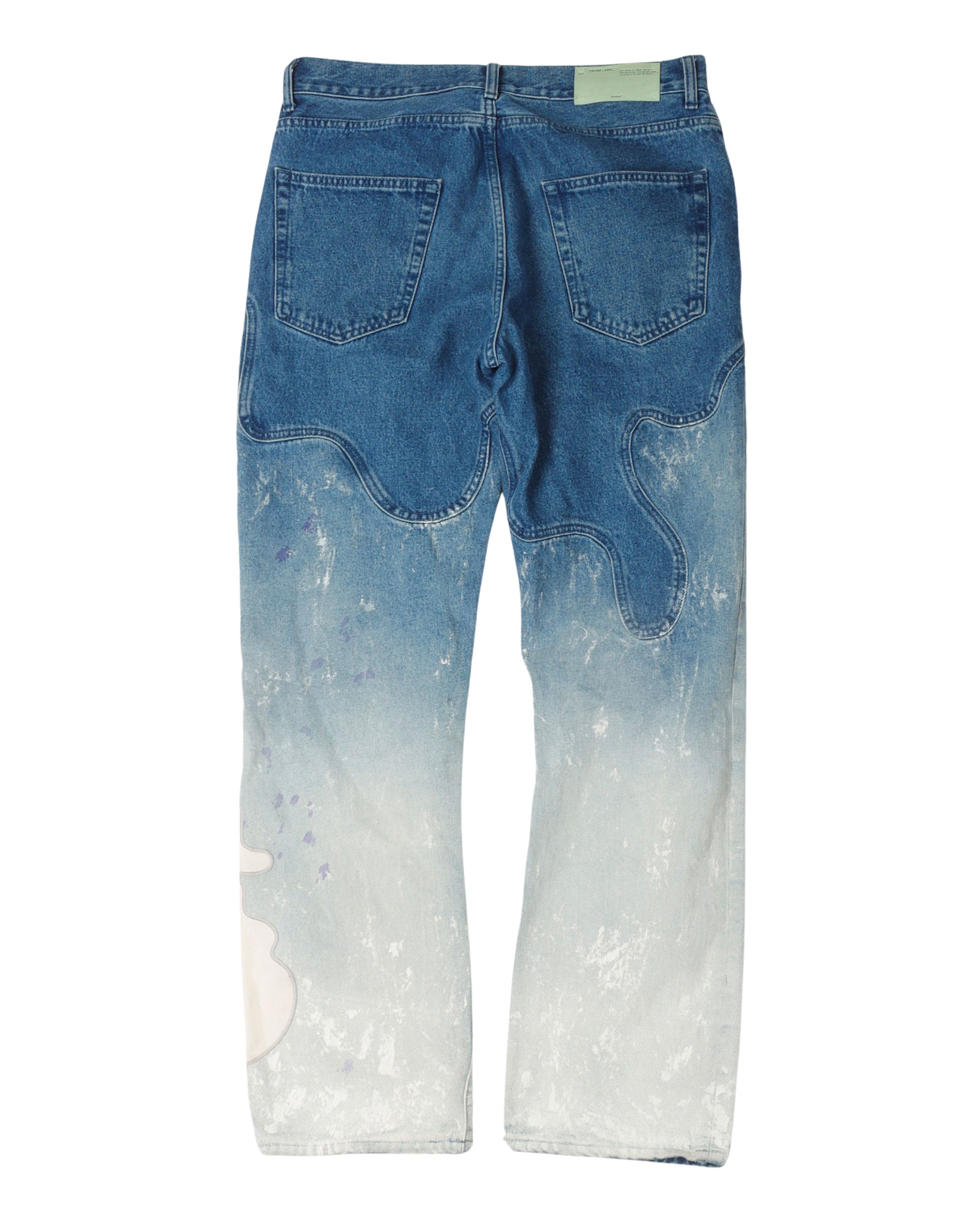 Shaped Baggy Denim Jeans