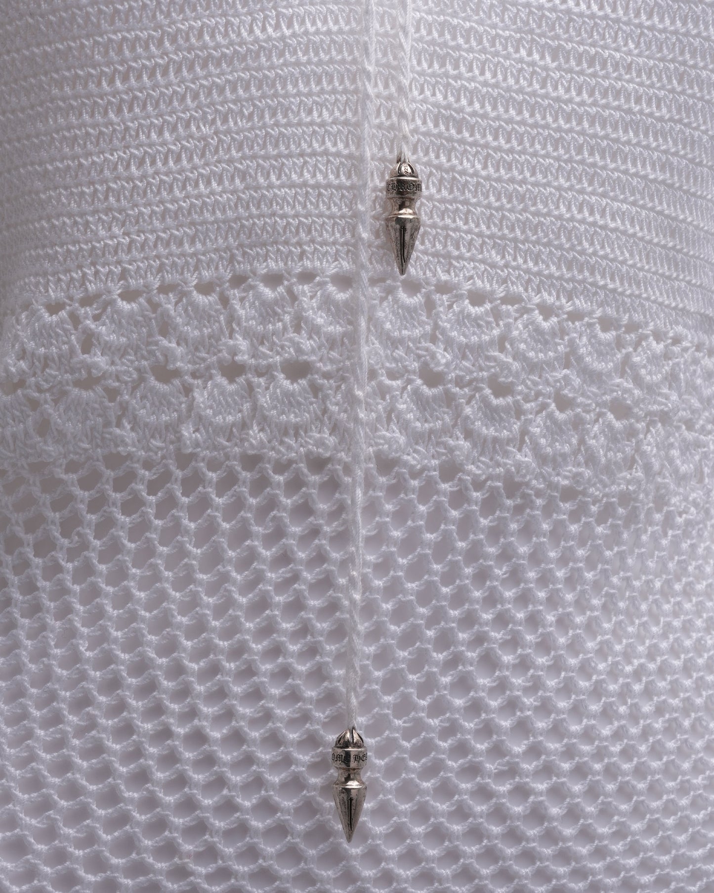 St. Barth's Plus Cross Patch Crochet Dress