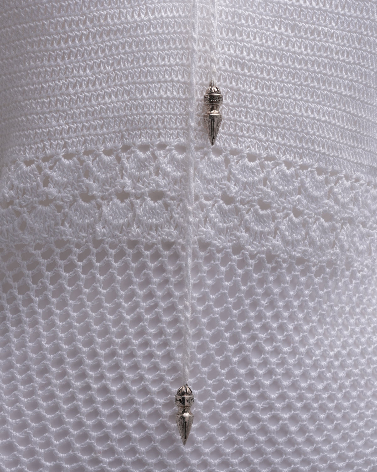 St. Barth's Plus Cross Patch Crochet Dress