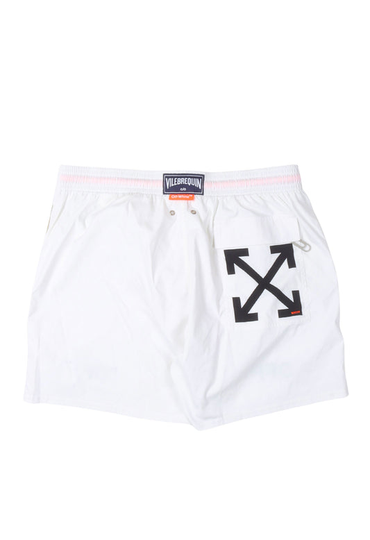 Diagonal Logo Swim Shorts
