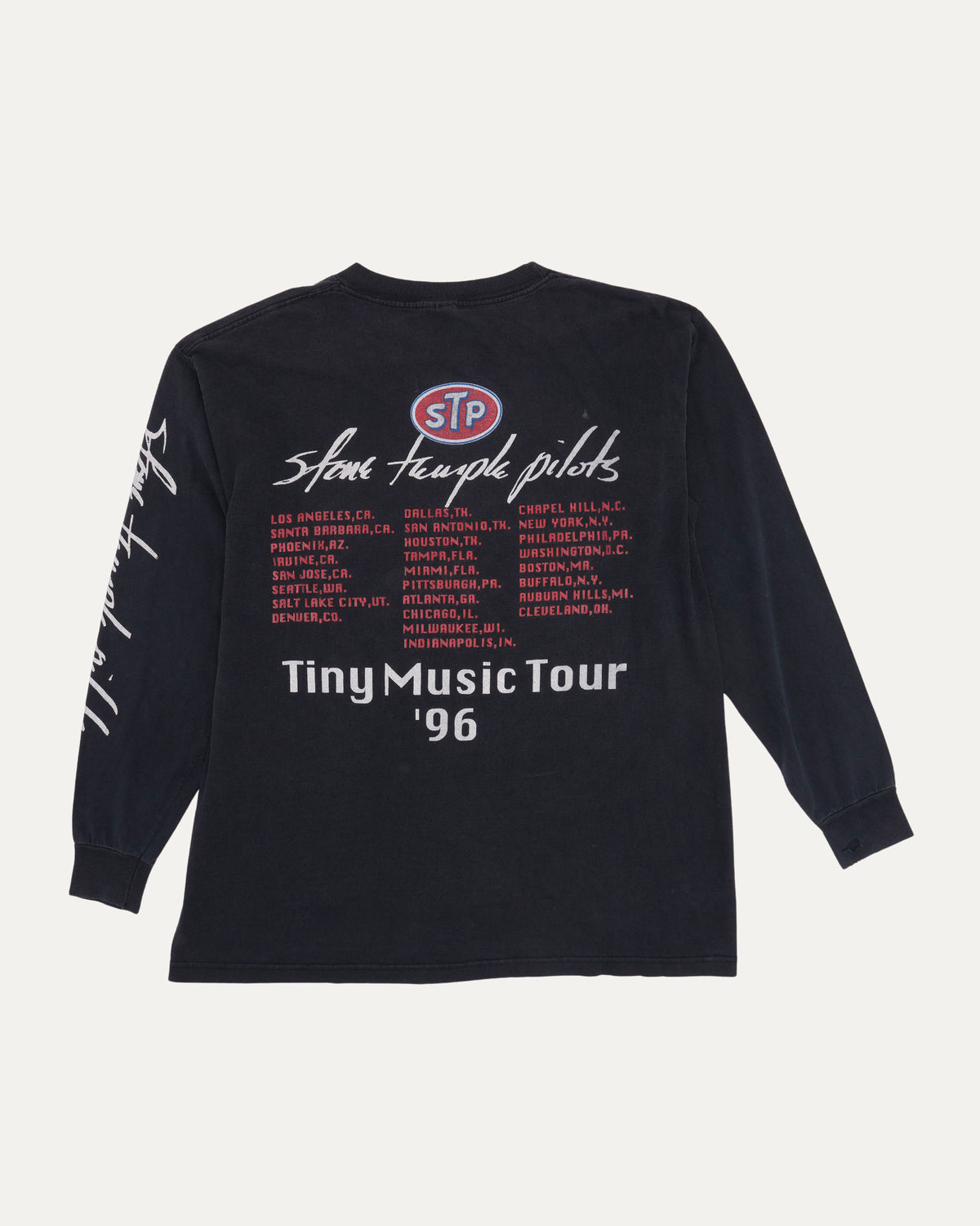 Stone Temple Pilots Tiny Music Tour 1996 Long Sleeve T-Shirt