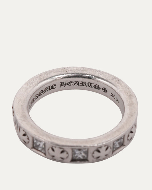 Diamond Plus Cross Square Ring