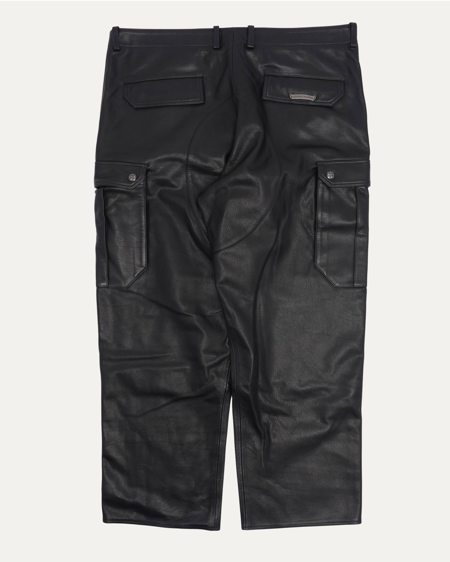 Leather Cargo Pants