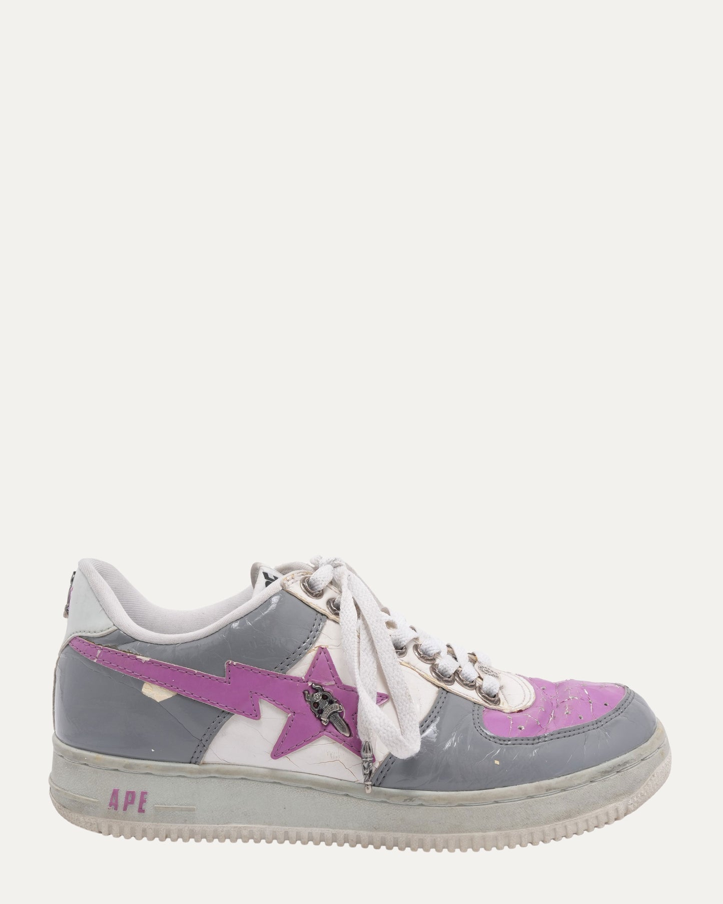 Patent Leather Bape Sta Sneakers