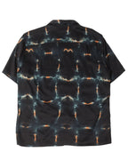 Tie Dye Silk Button Down Shirt