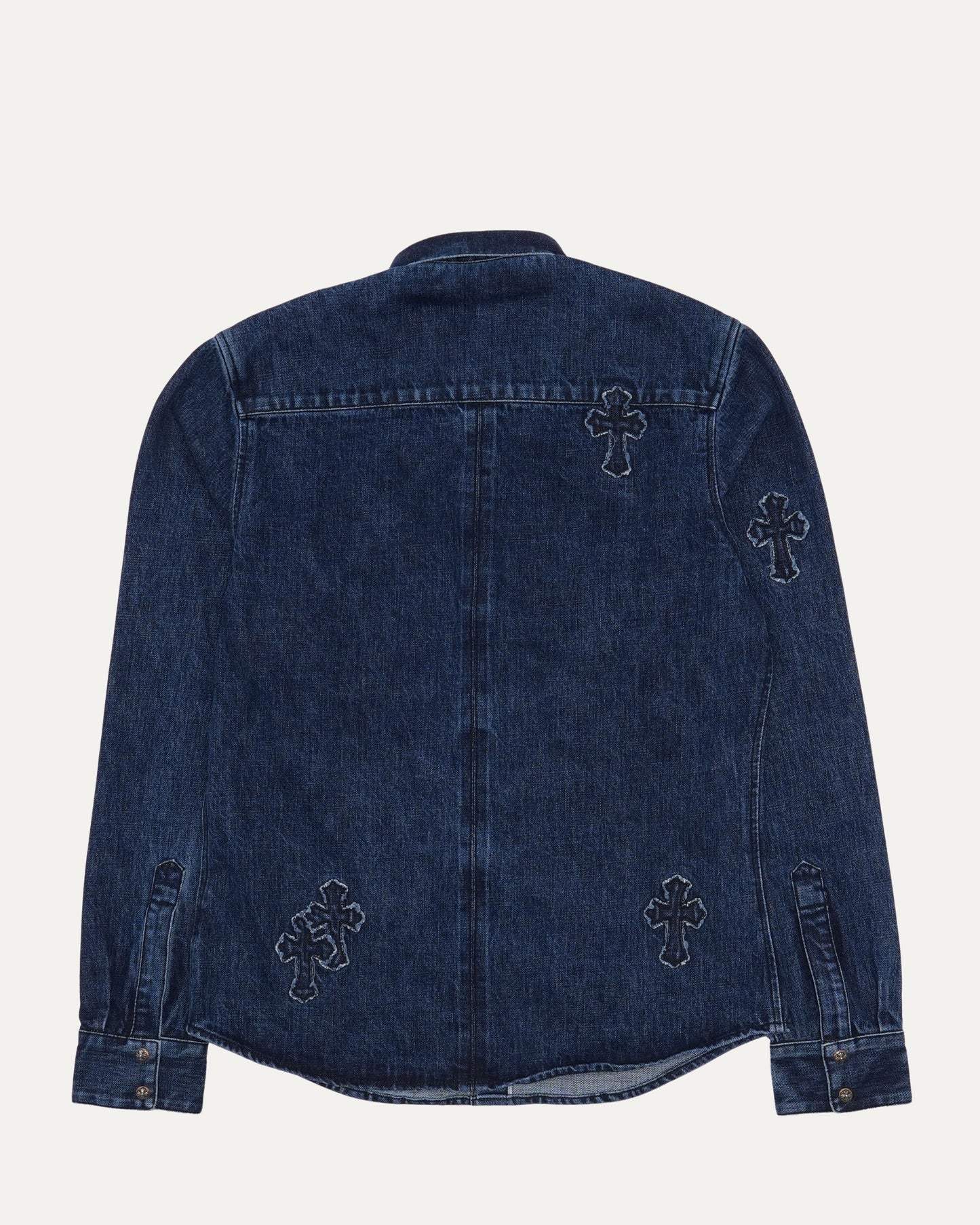 Denim Cross Patch Shirt