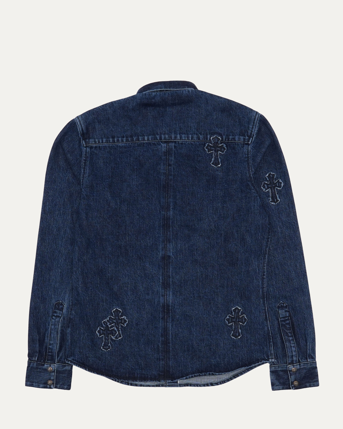 Denim Cross Patch Shirt