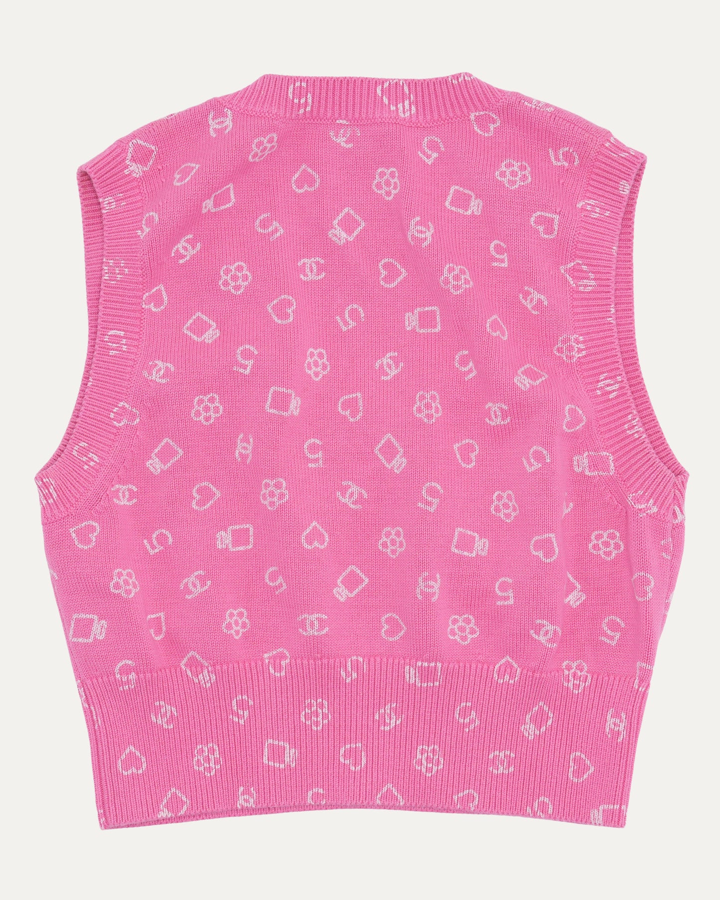 Floral Print Sweatervest