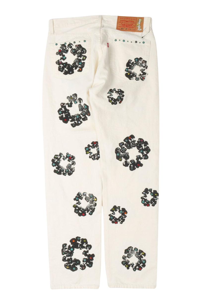 Levi's Rhinestone Wreath Jeans