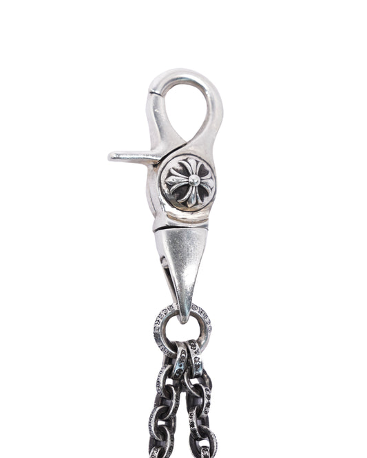 Silver Dice Keychain Clip