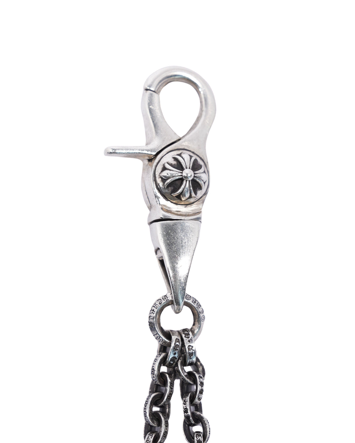 Silver Dice Keychain Clip