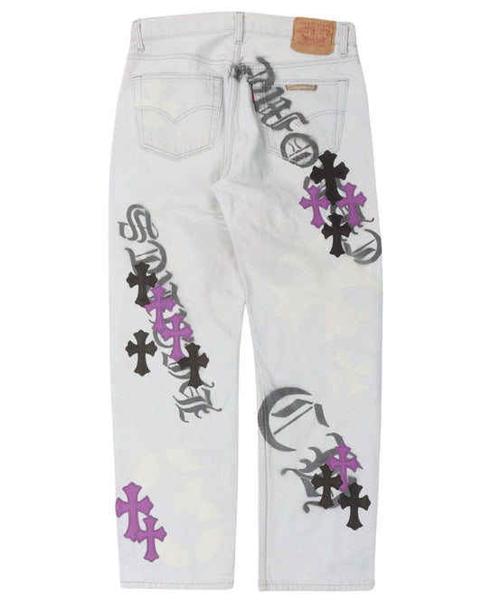 Levi's Stencil Cross Patch Jeans