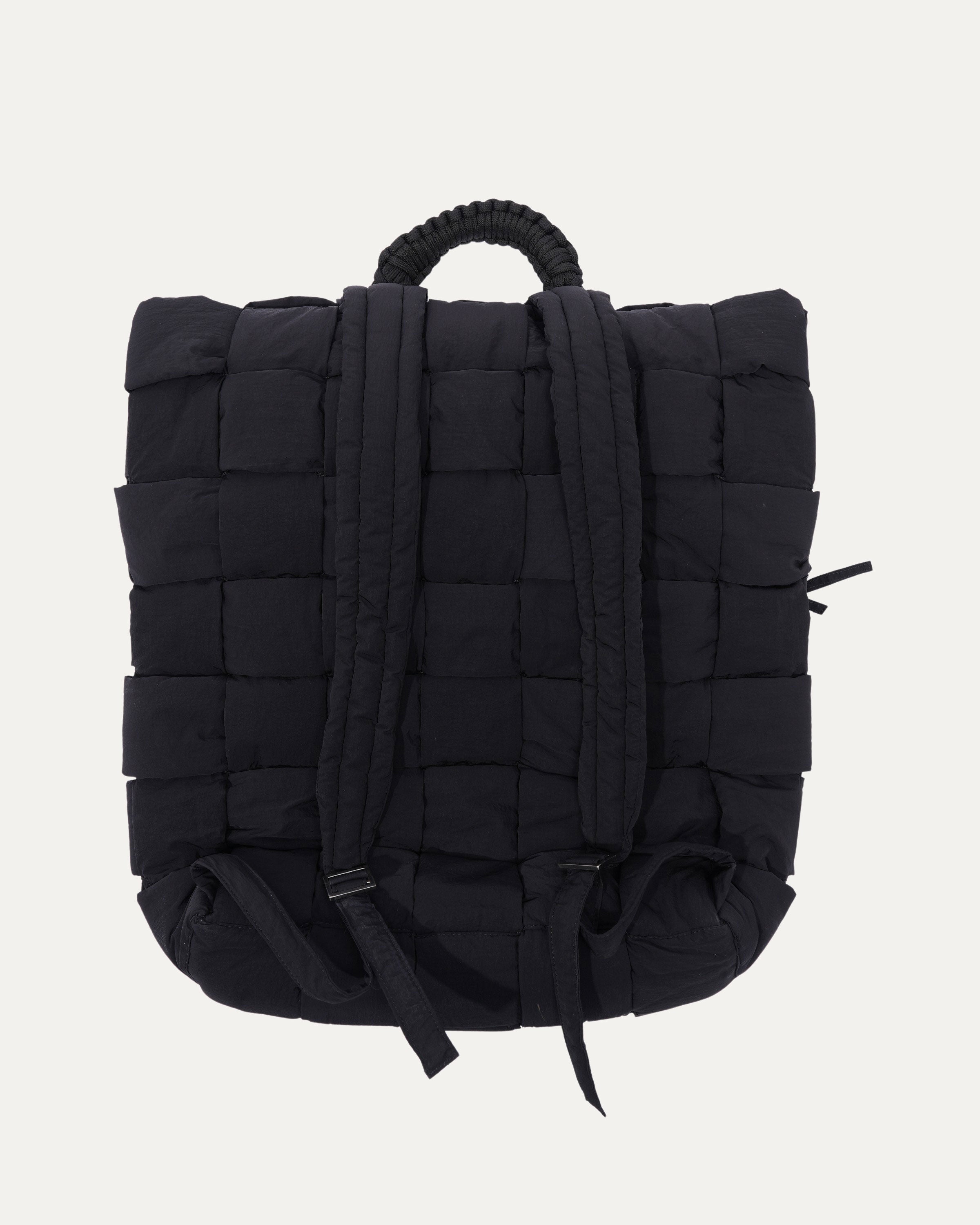 Intrecciato Padded Quilted Nylon Backpack