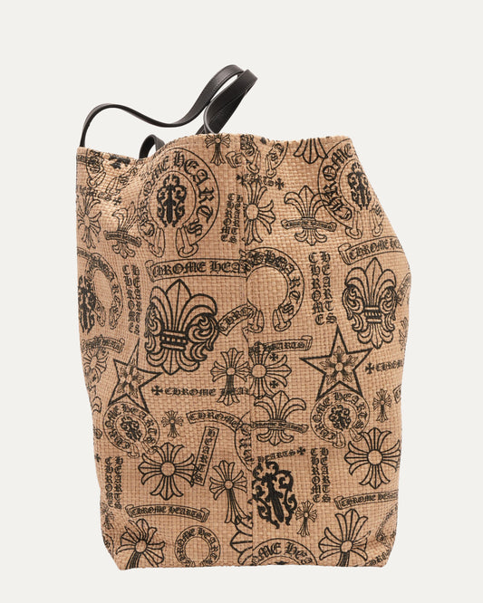 Large Straw Beach Bag