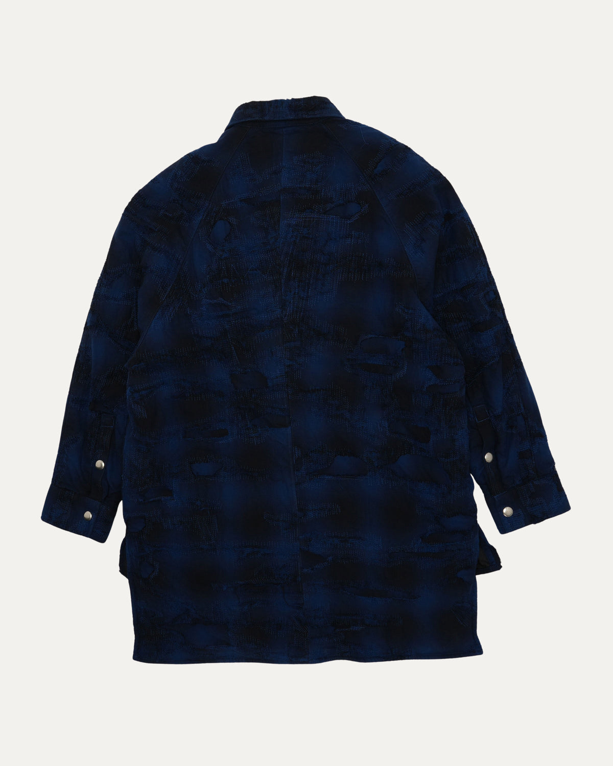 Distressed Shirt Jacket