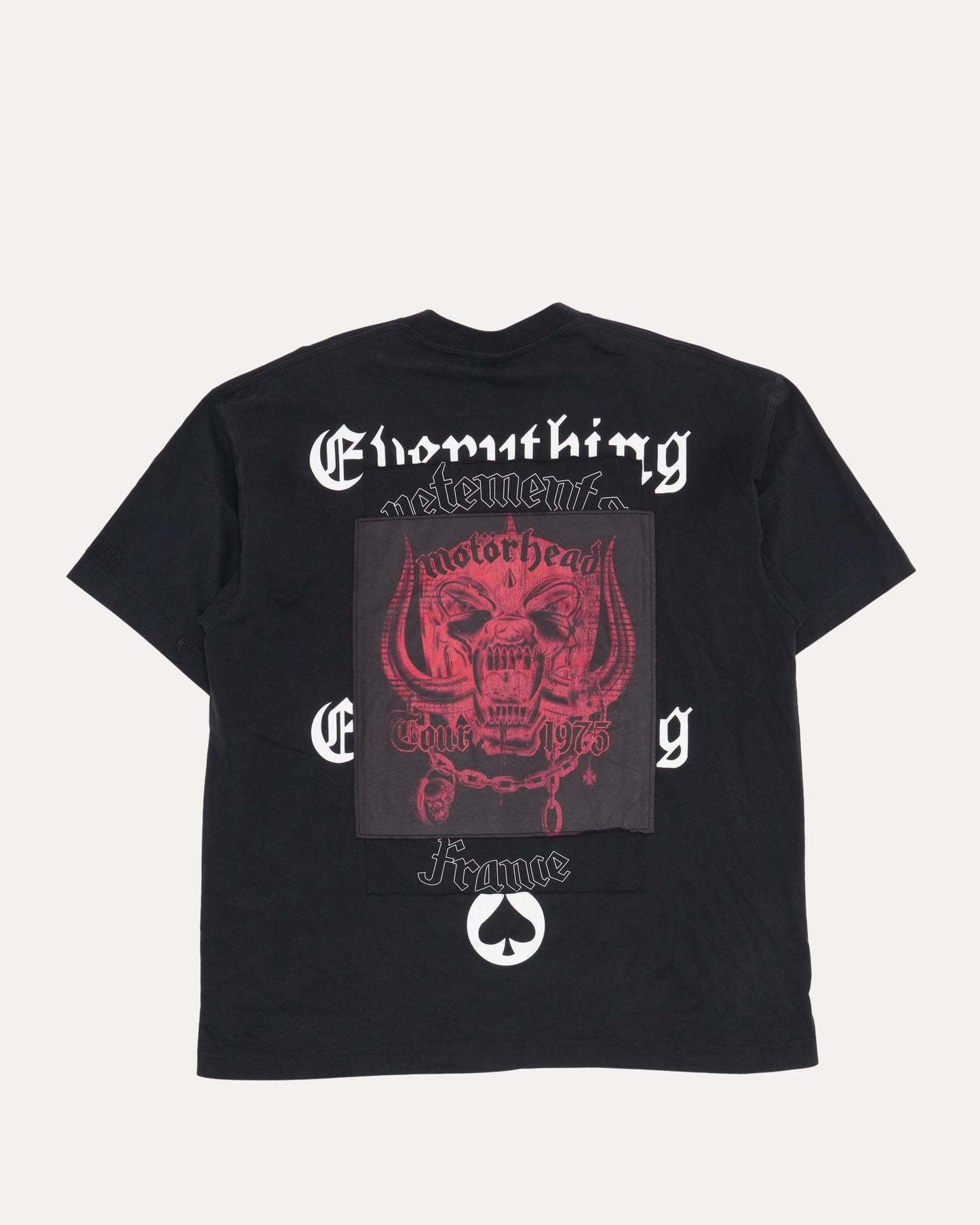 Oversized Motorhead Applique T-Shirt