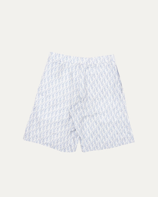 Oblique Monogram Silk Shorts