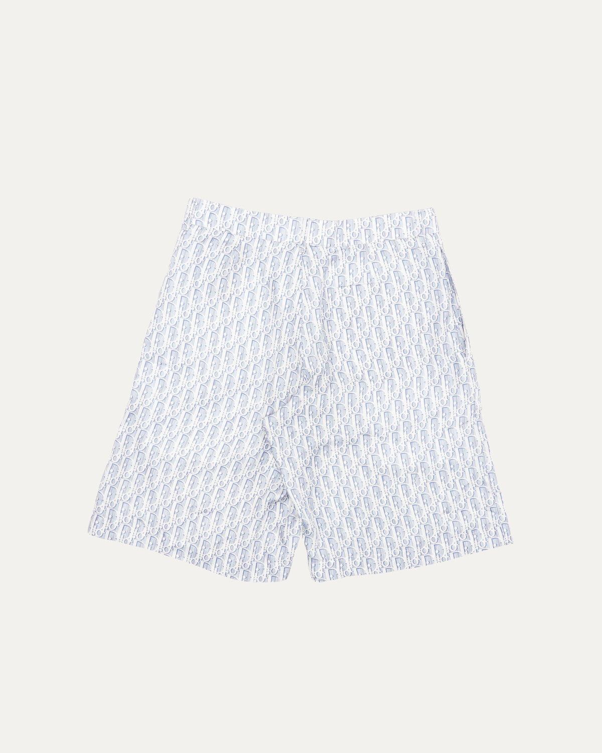Oblique Monogram Silk Shorts