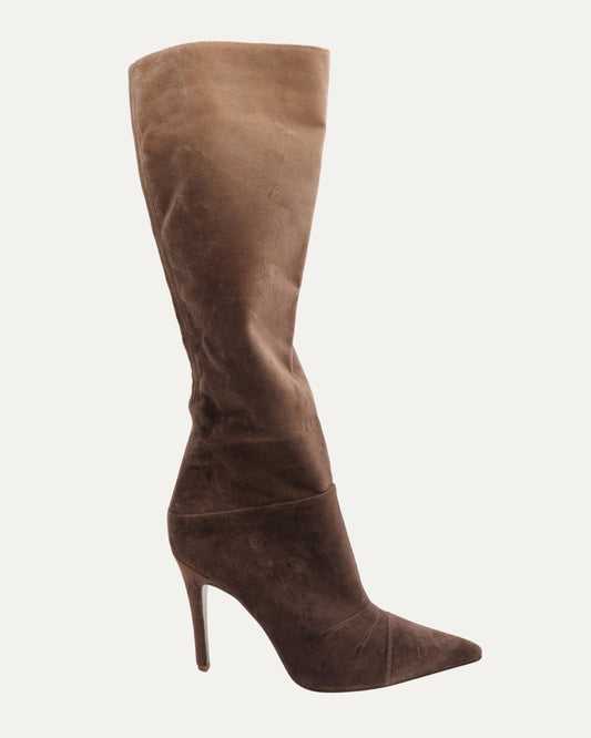 FW 2001 Ombre Velvet Runway Boots