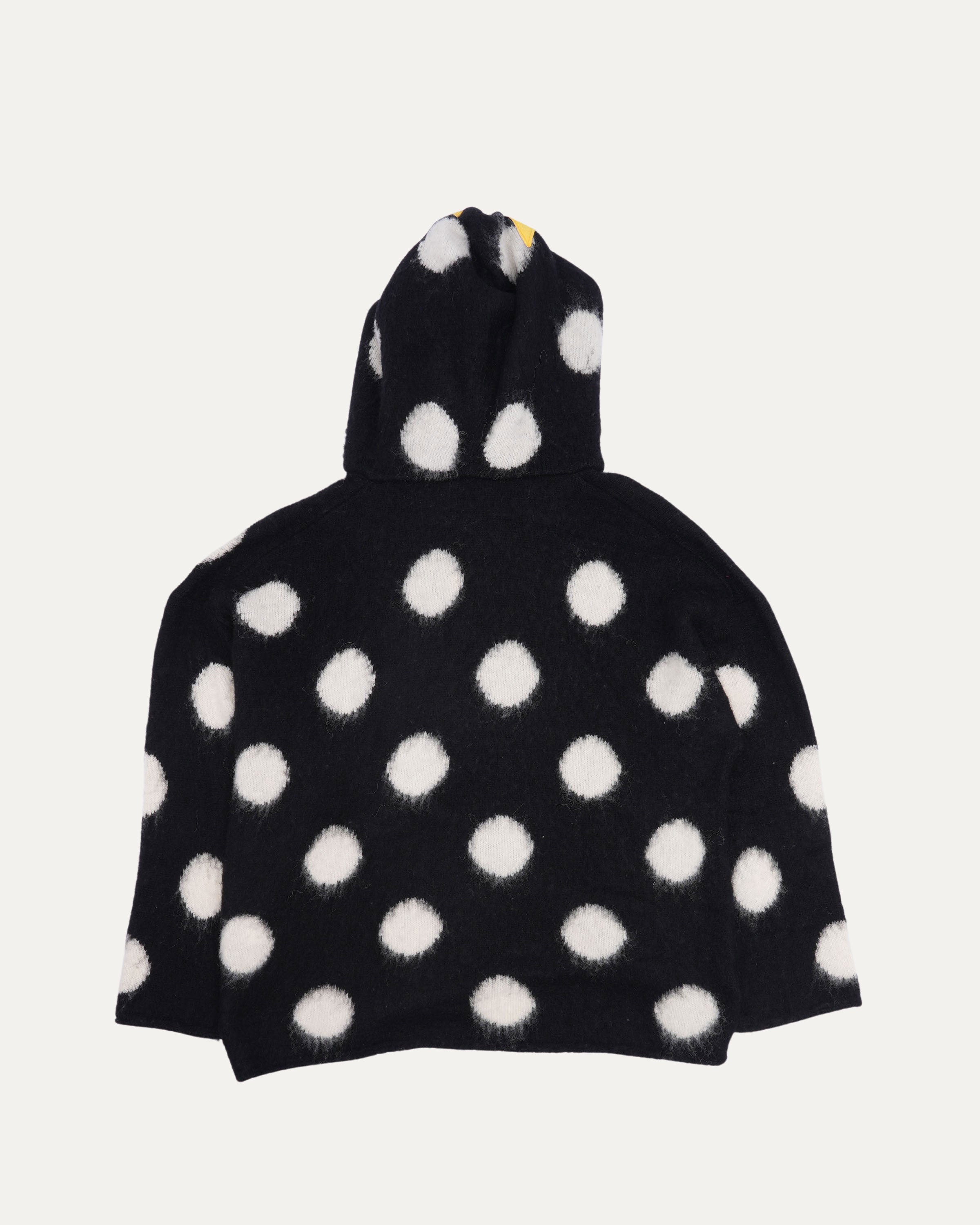 CPFM Brushed Spots Alpaca-Blend Knit Hoodie