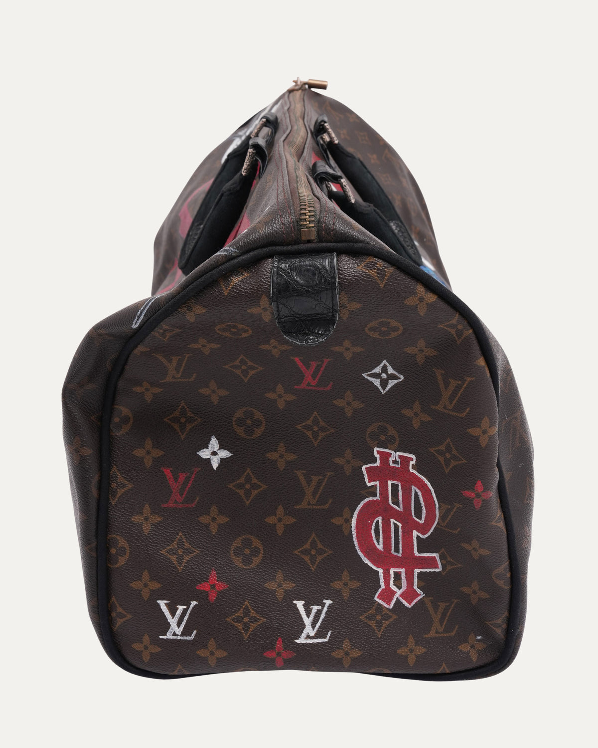 Custom Mario Monogram Keepall Duffle Bag