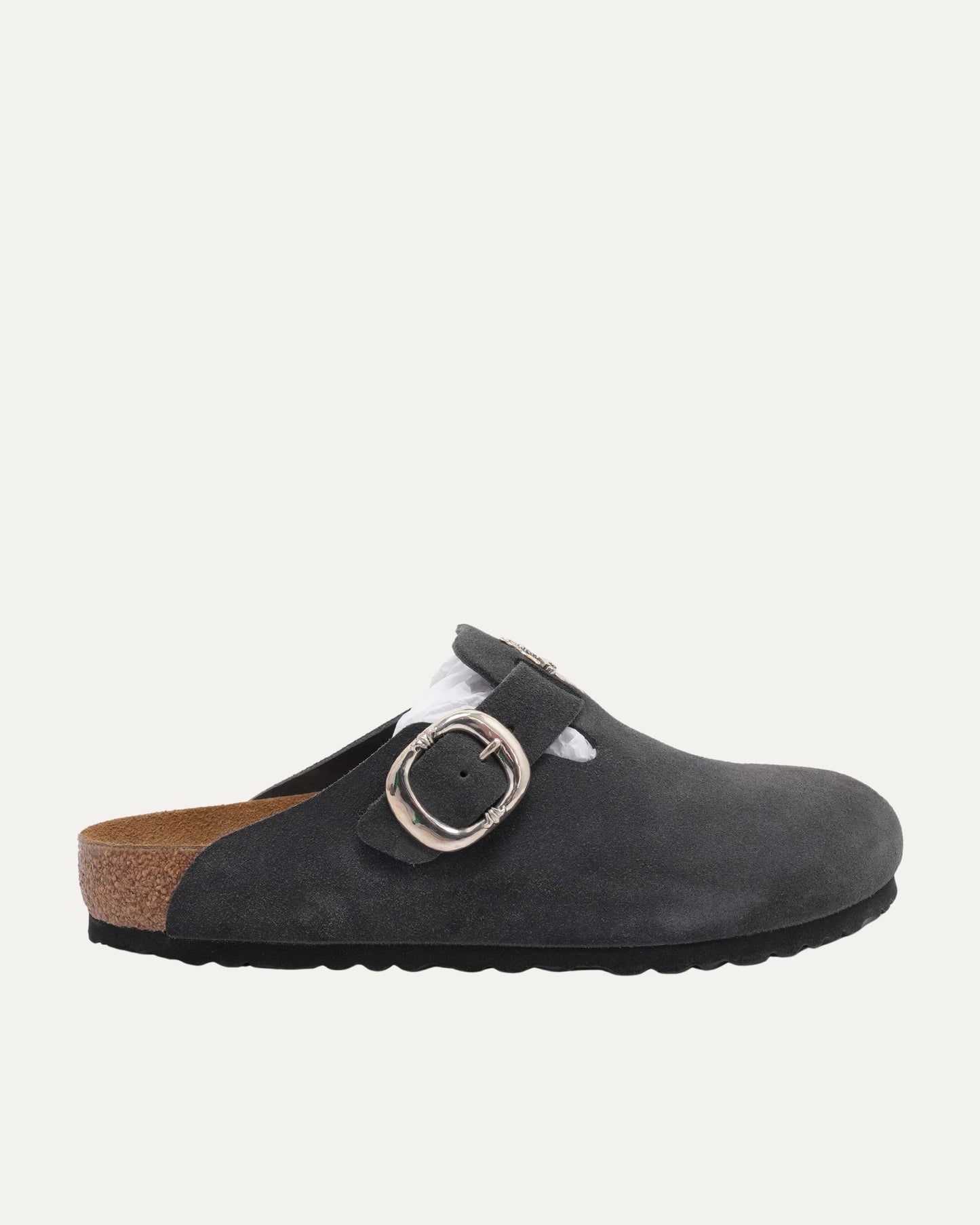 Dagger Embellished Birkenstock Boston Suede Mule