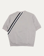 Side Stripe Short Sleeve Sweatshirt