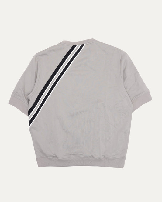 Side Stripe Short Sleeve Sweatshirt