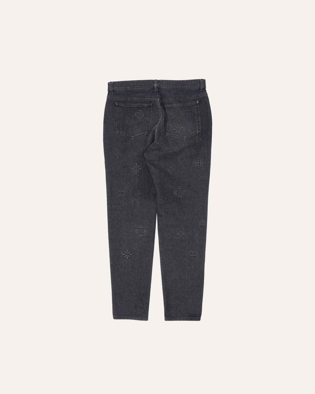 Embossed Jeans