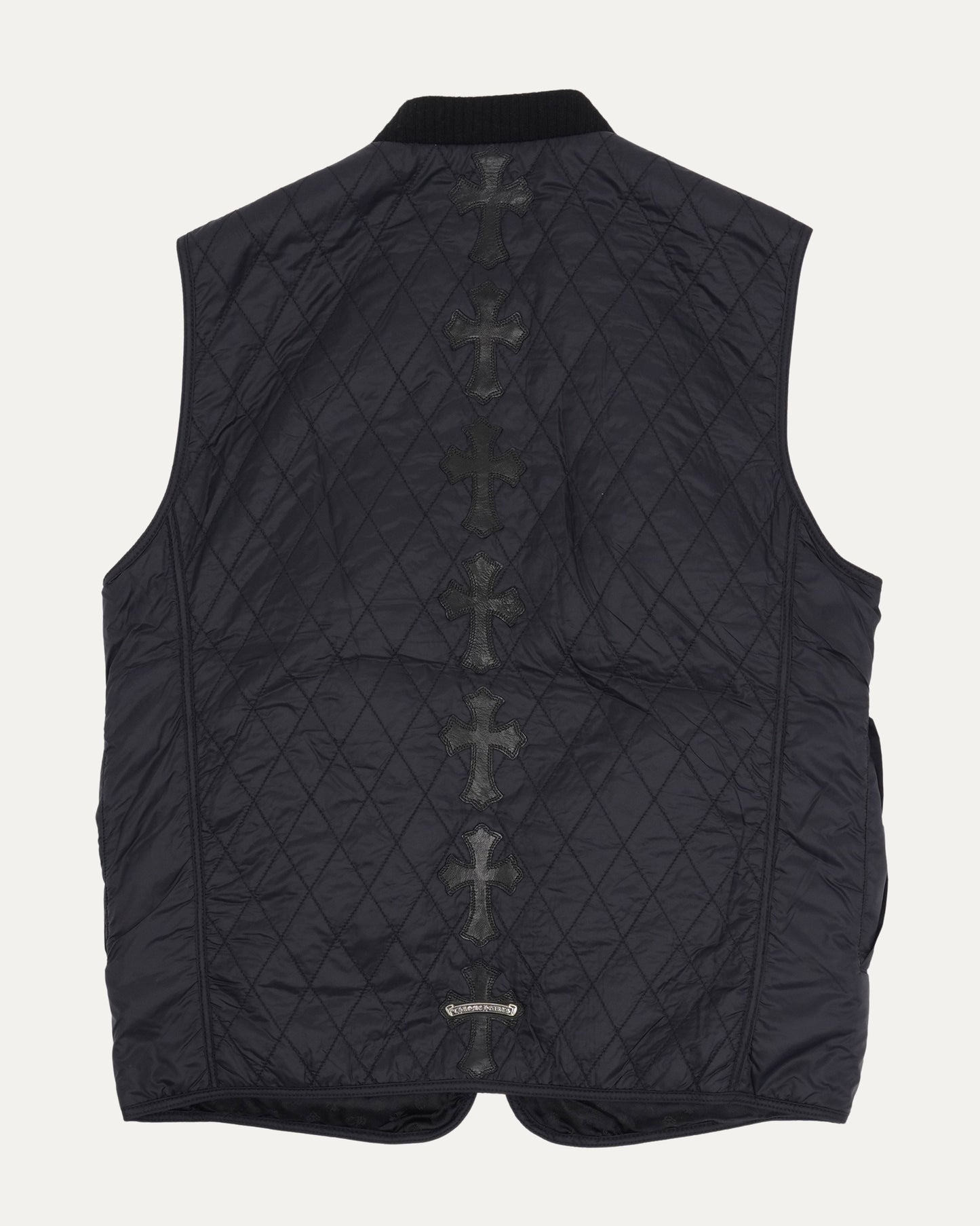 Cross Patch Quilted Vest