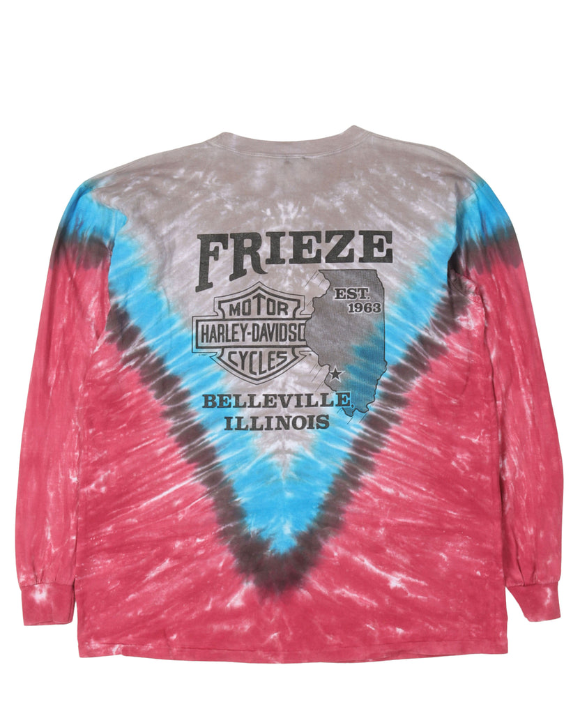 Harley Davidson Tie Dye Long Sleeve T-Shirt