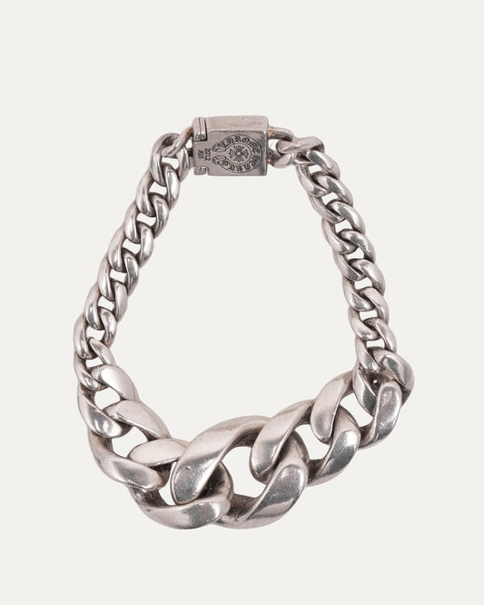 Tapered Cuban Link Box ID Bracelet