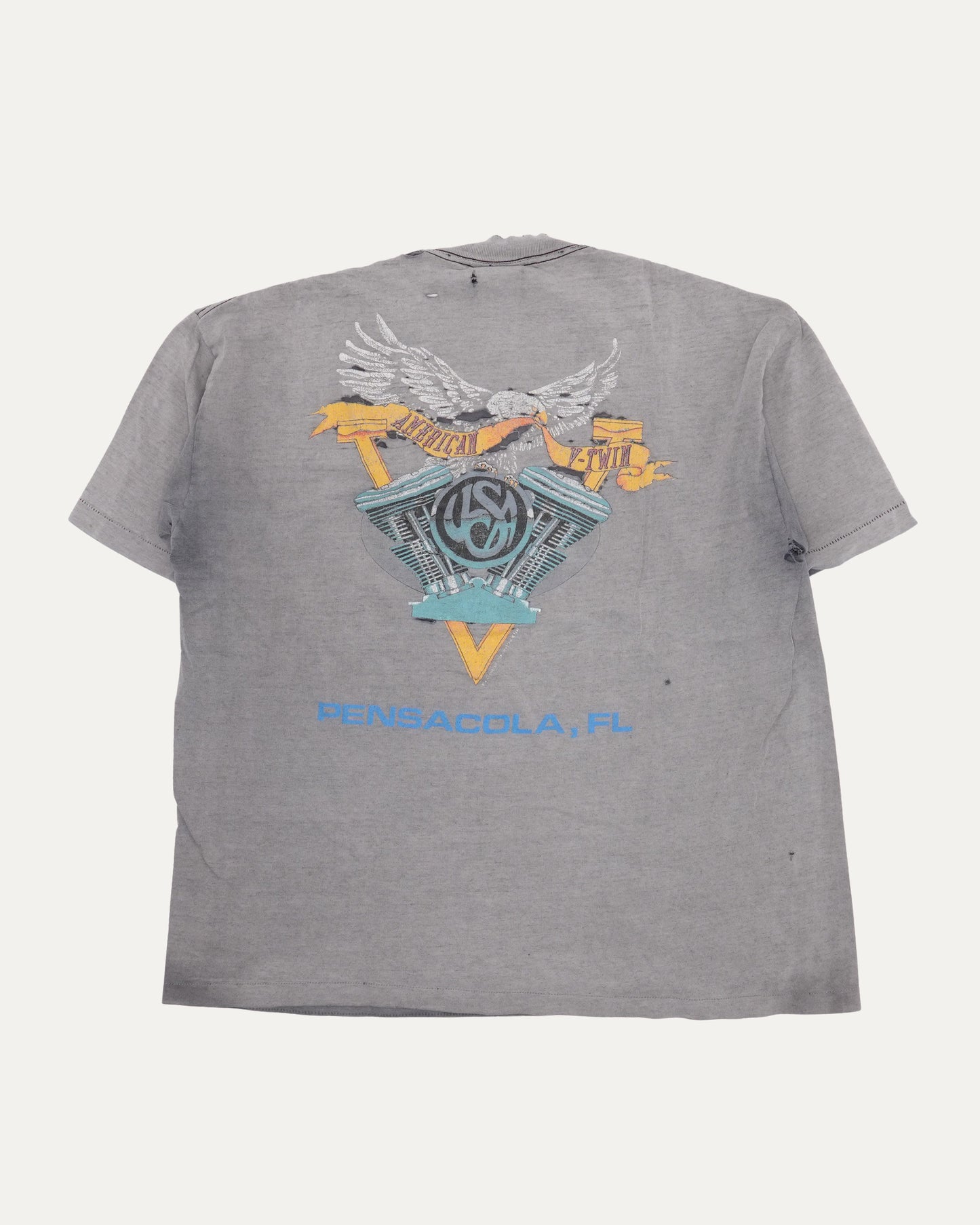 Harley Davidson Wolf Moon Pensacola Pocket T-Shirt