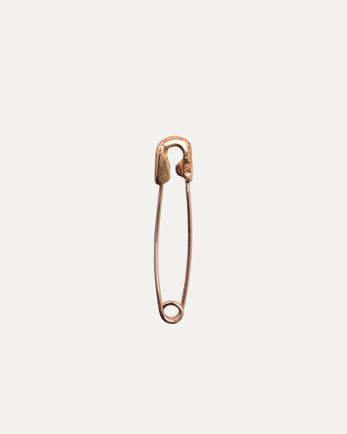 Gold Diamond Safety Pin