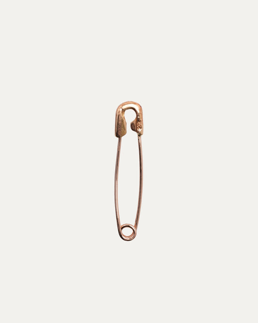 Gold Diamond Safety Pin
