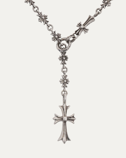 Tiny E Choke Chain Necklace