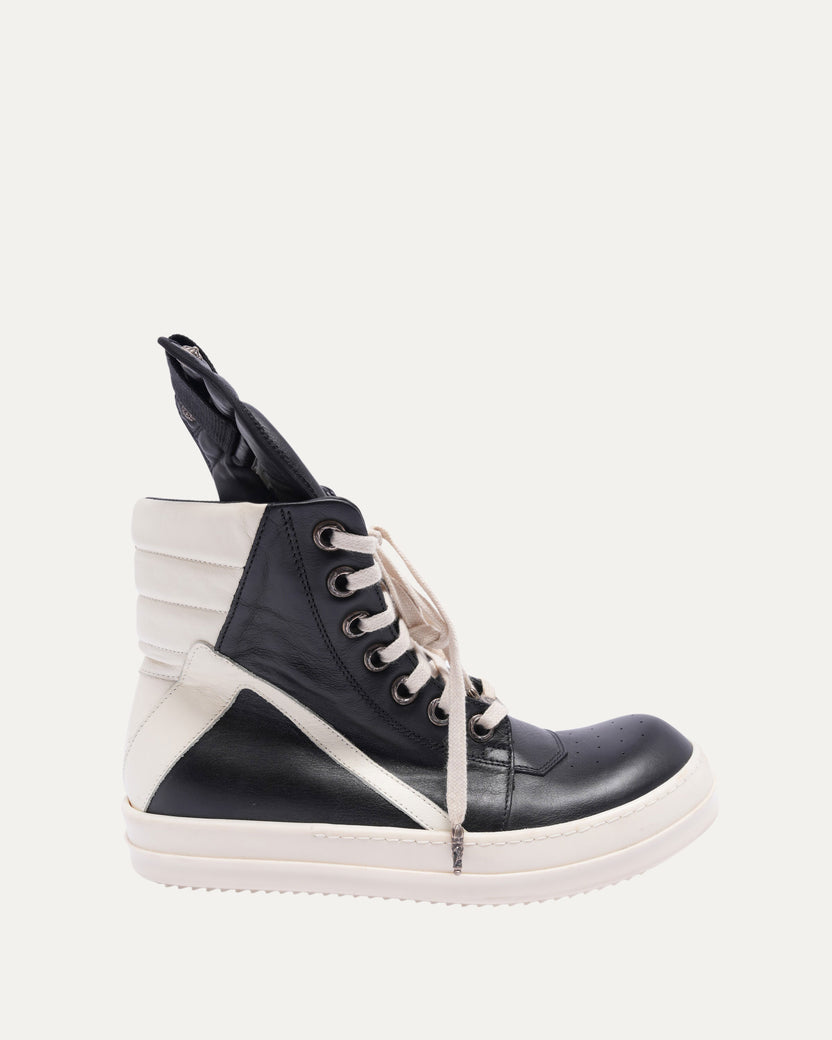 Rick Owens Silver Embellished Geobaskets